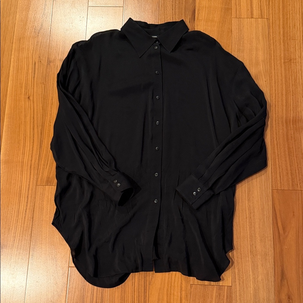 BONDI BORN Classic Black Shirt
